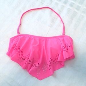 👙Red Camel Hot Pink Bandeau Bikini Top (S)👙